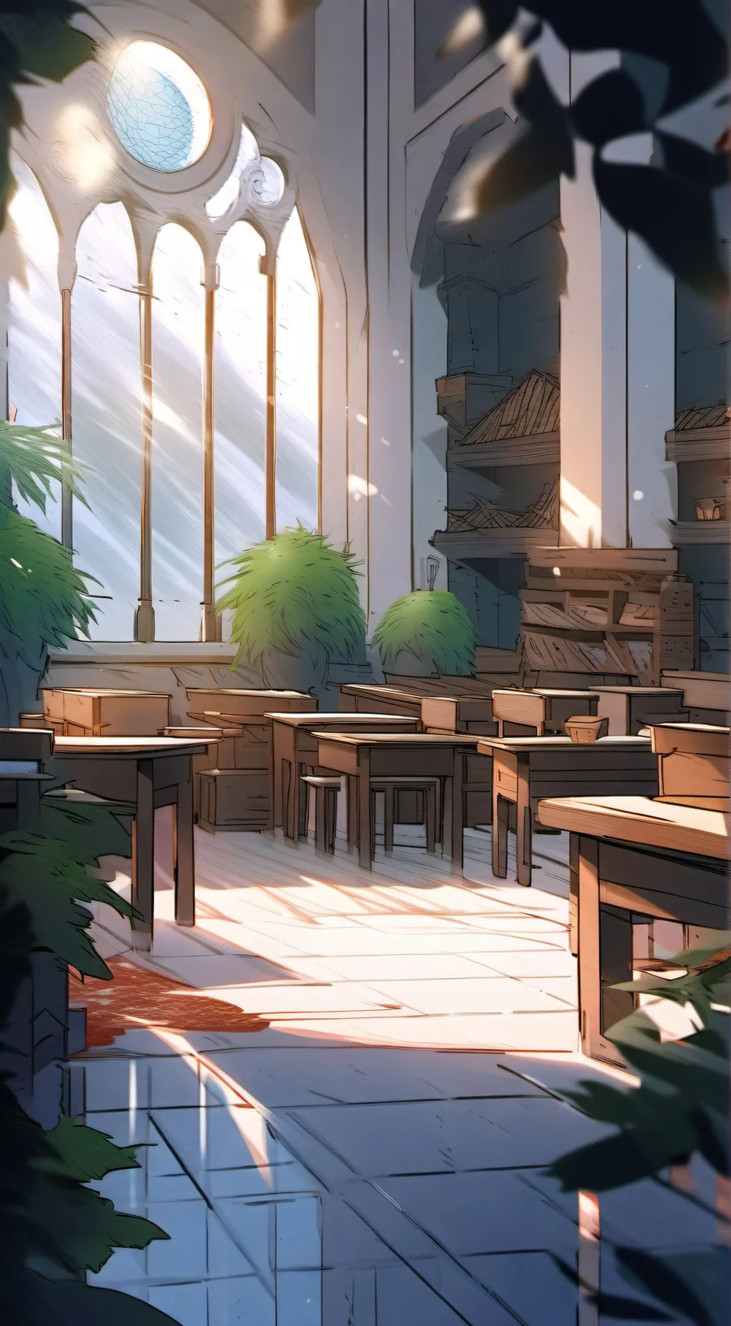 ai character: ×Royal•Academy+ background