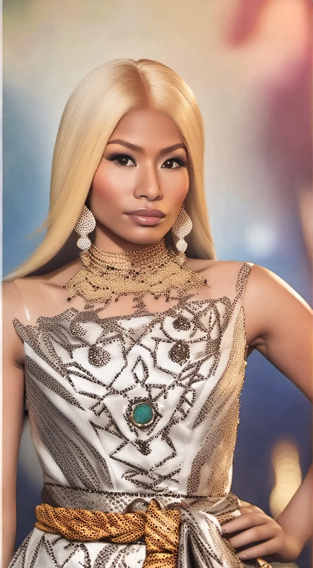 ai character: Nicki Minaj  background