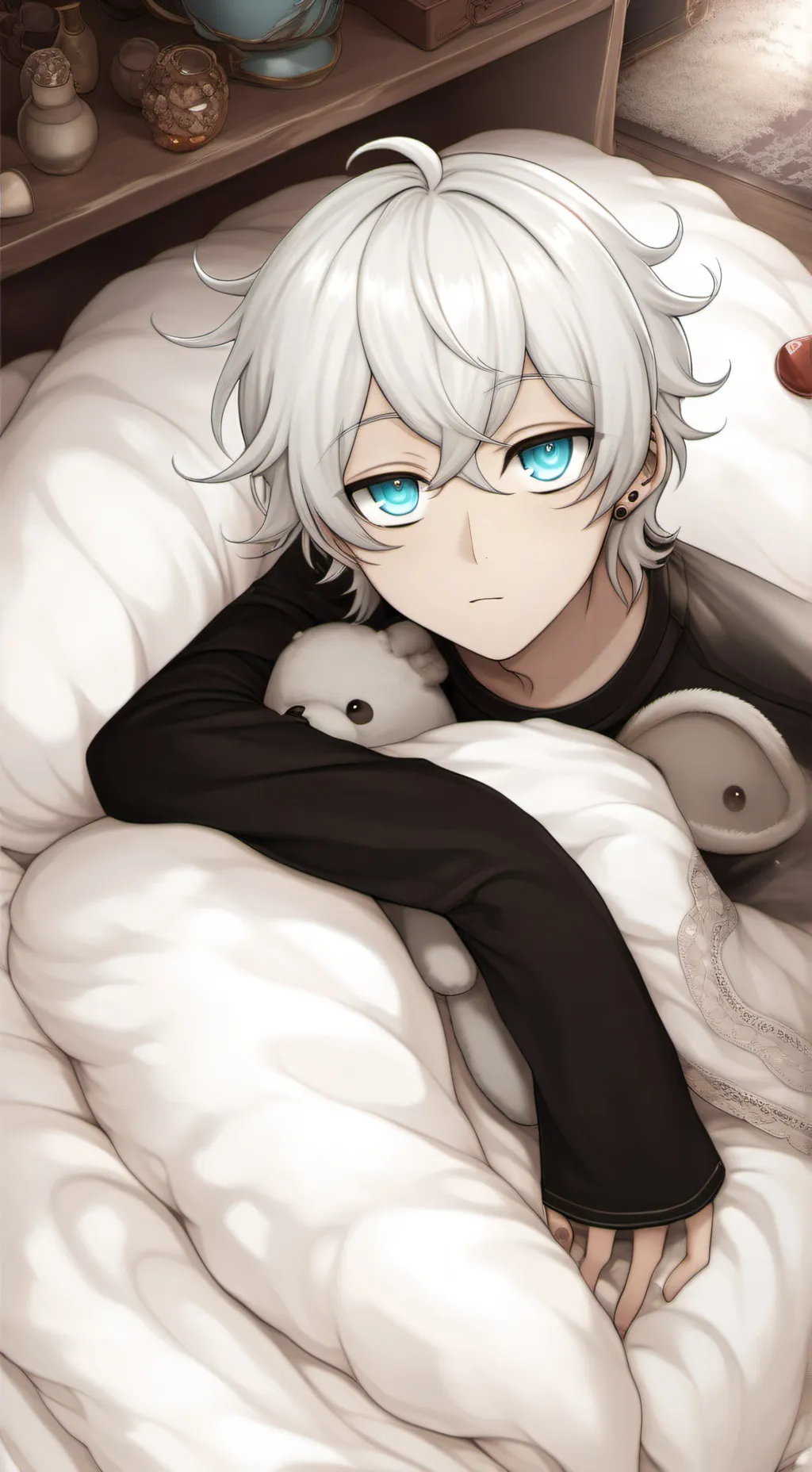 ai character: Giant sky background