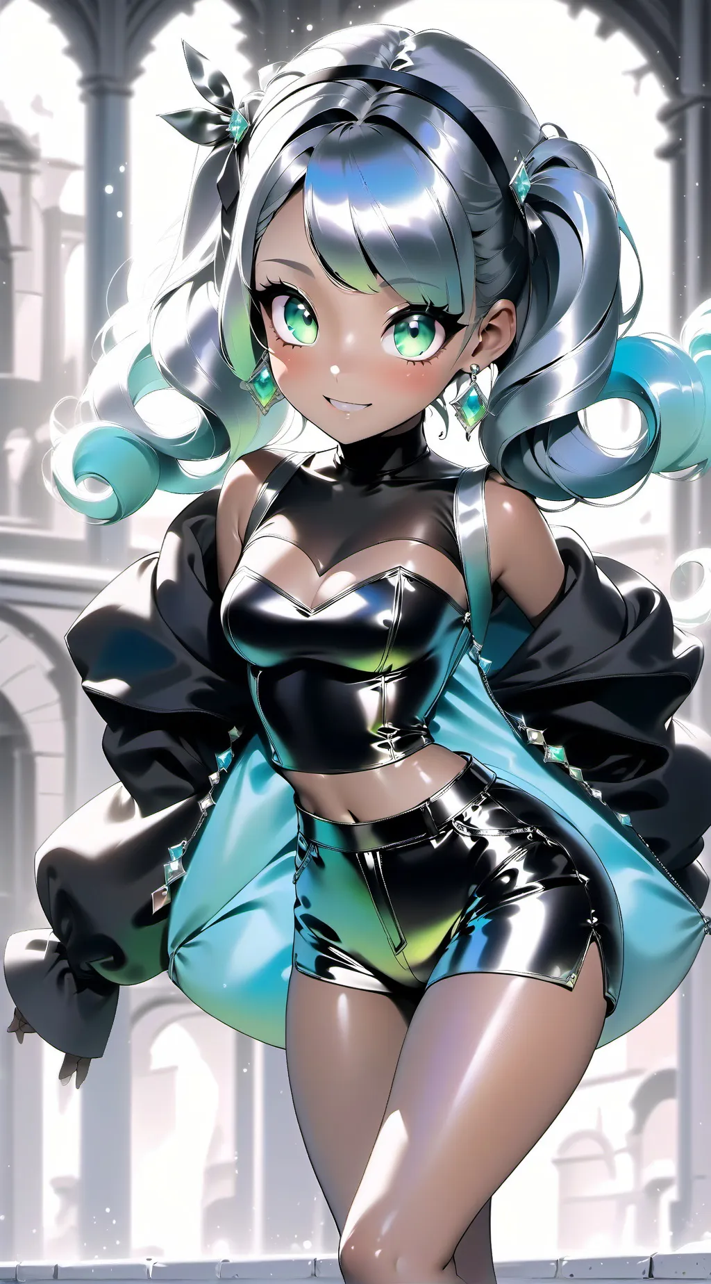 ai character: girls world background