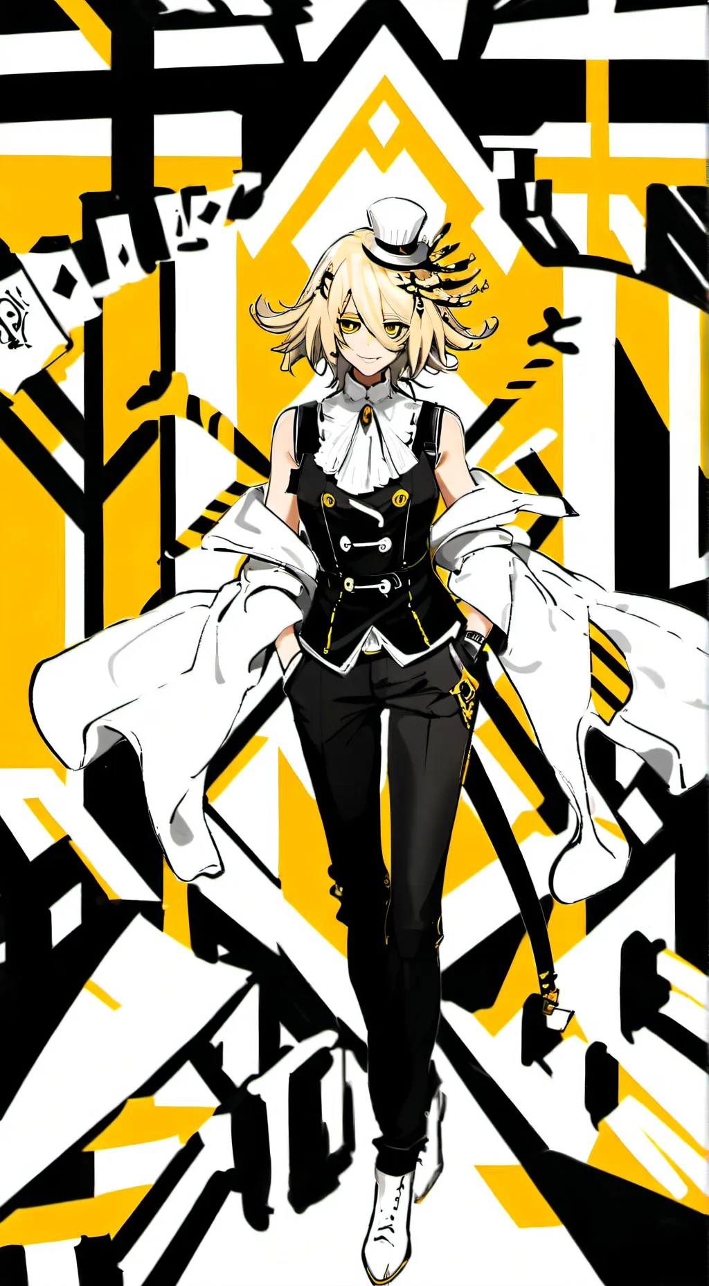 ai character: PVC x SMC background