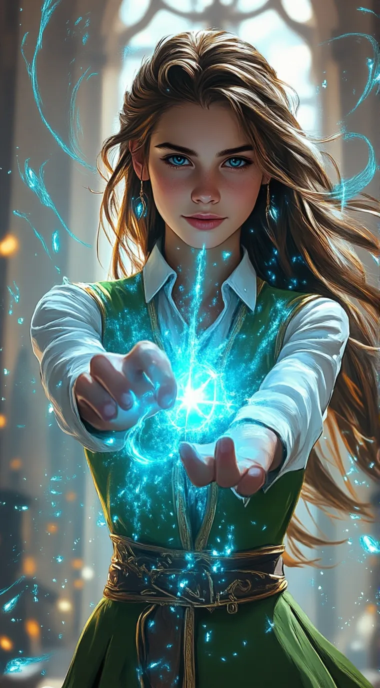 ai character: Magic School! background