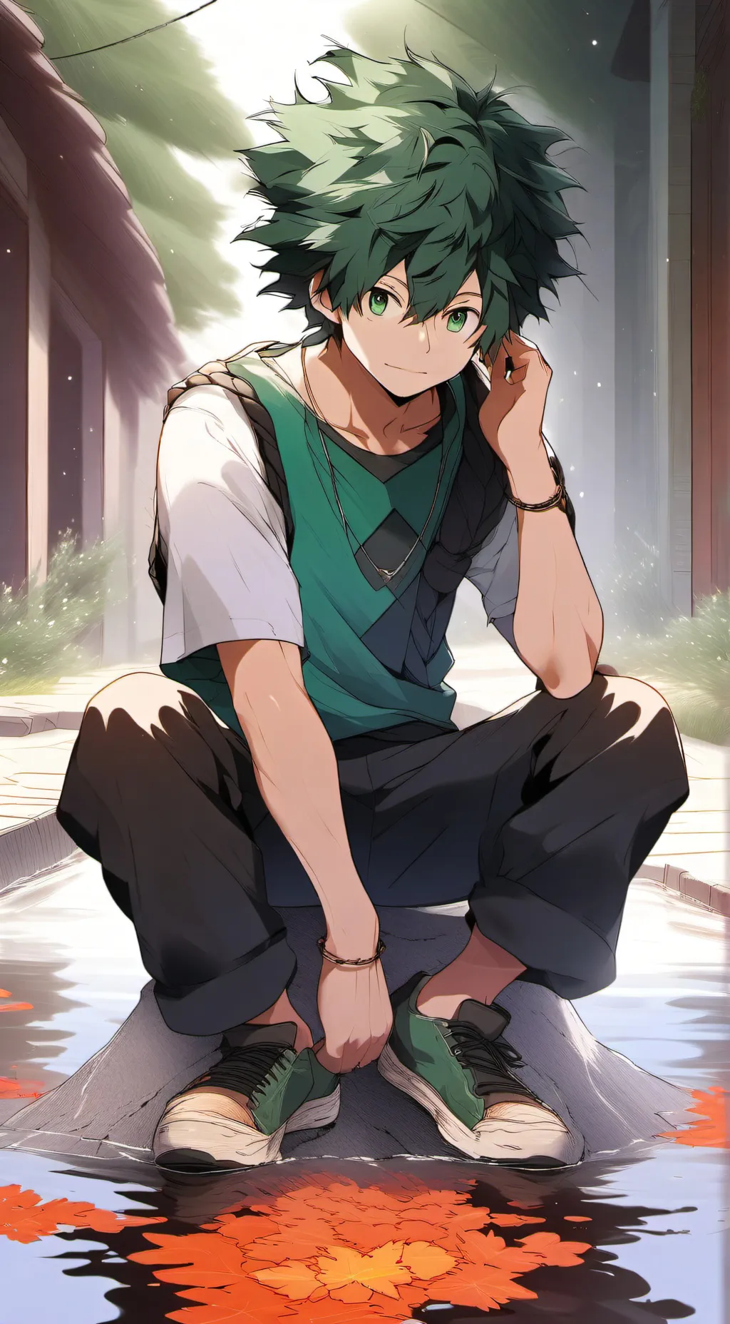 ai character: MHA corrupción  background