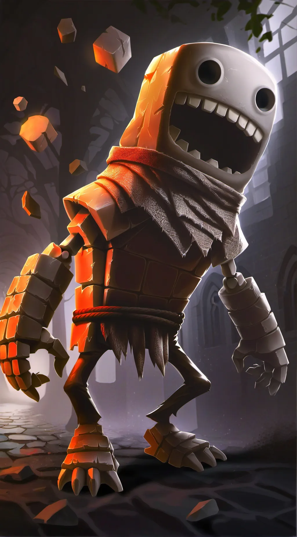 ai character: tung tung sahur!!! background