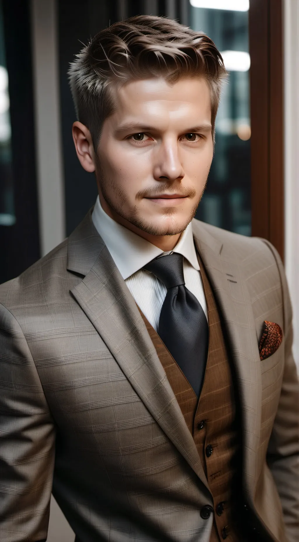 ai character: King Logan. background