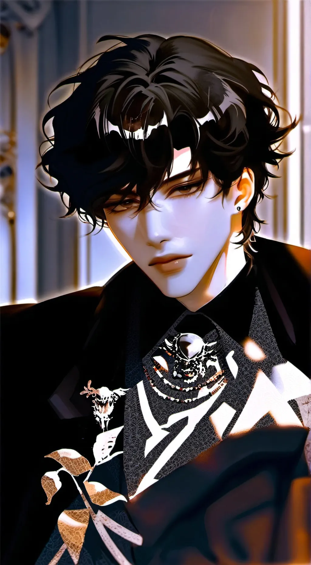 ai character: Focus background