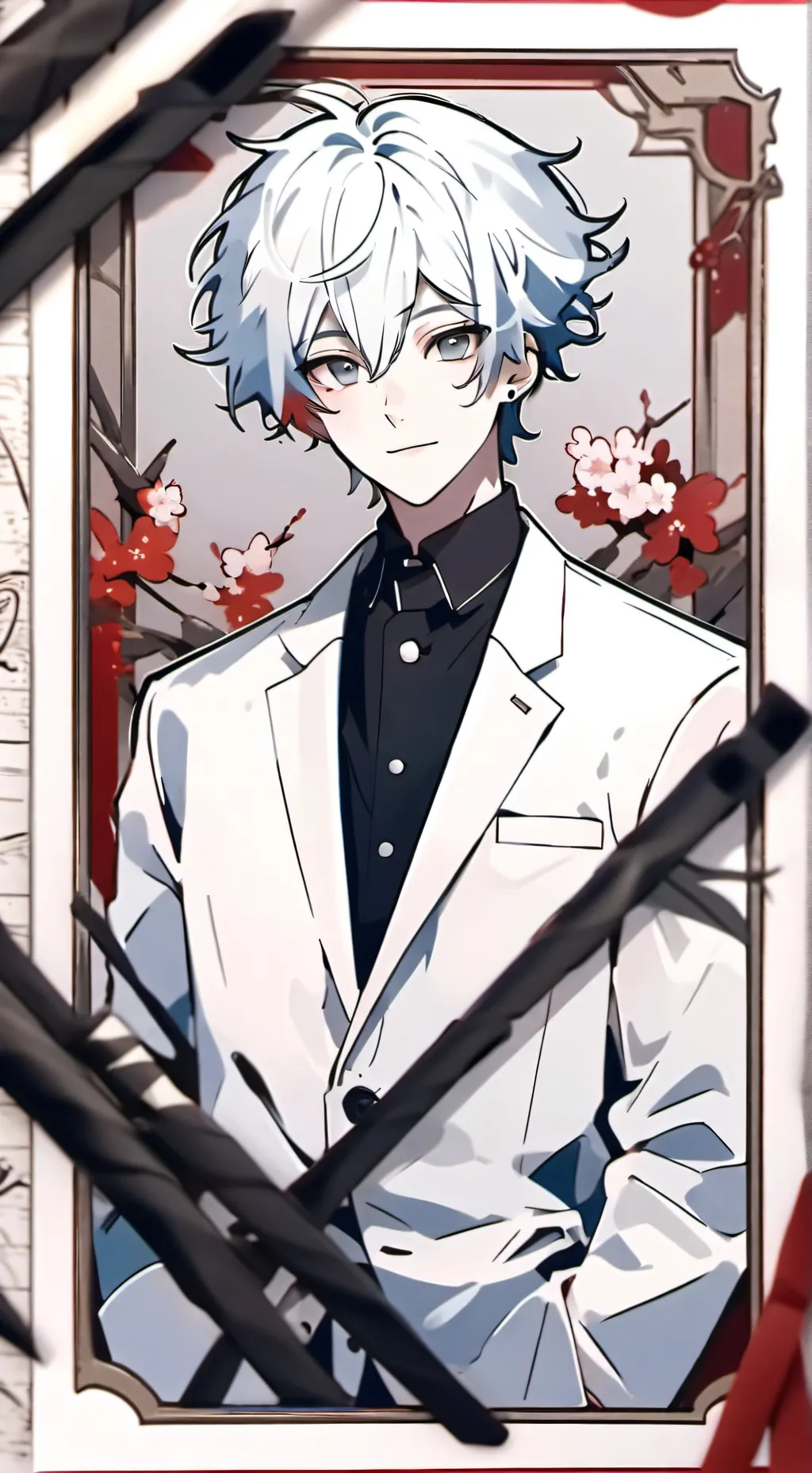 ai character: Blue lock  background