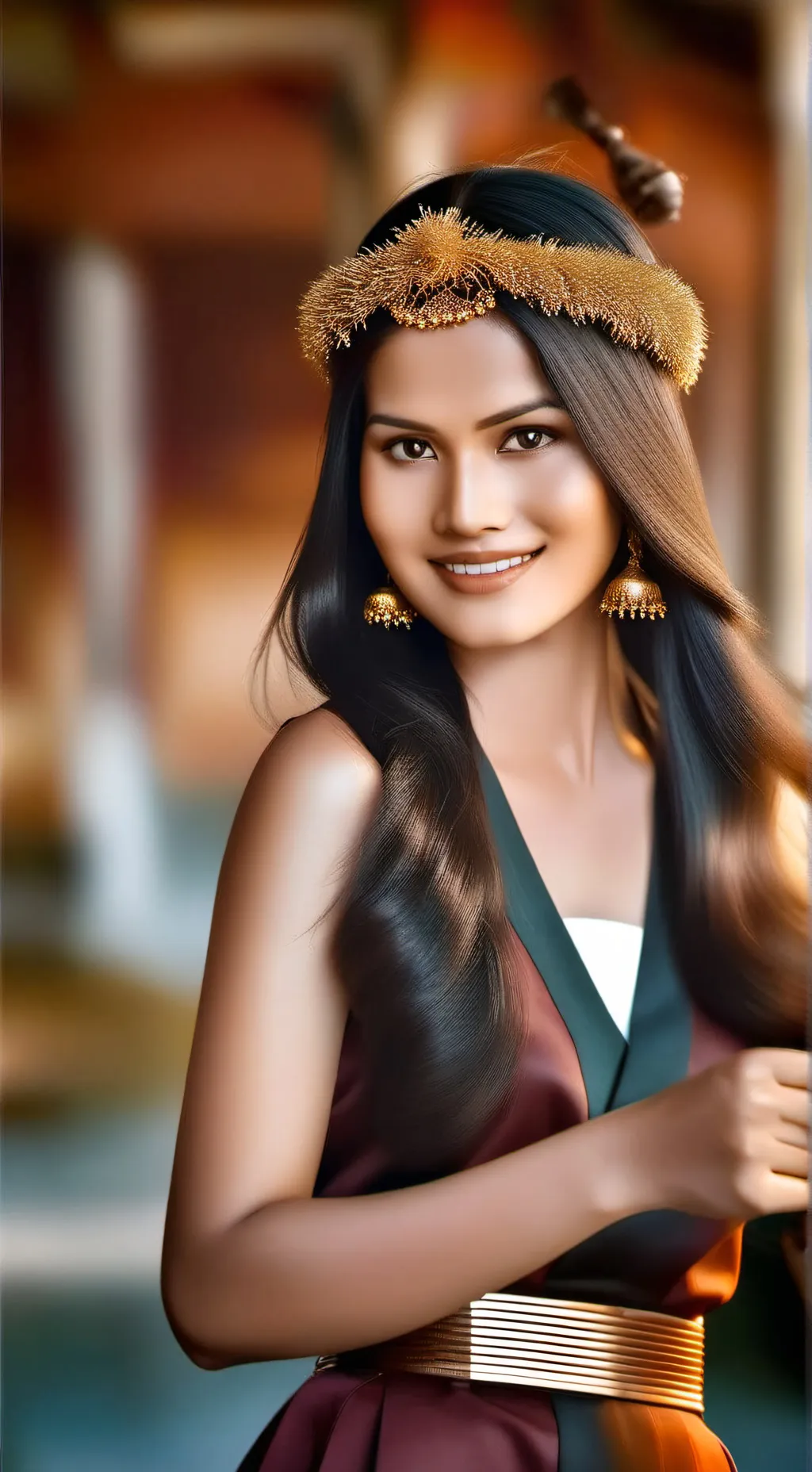 ai character: Annie  background