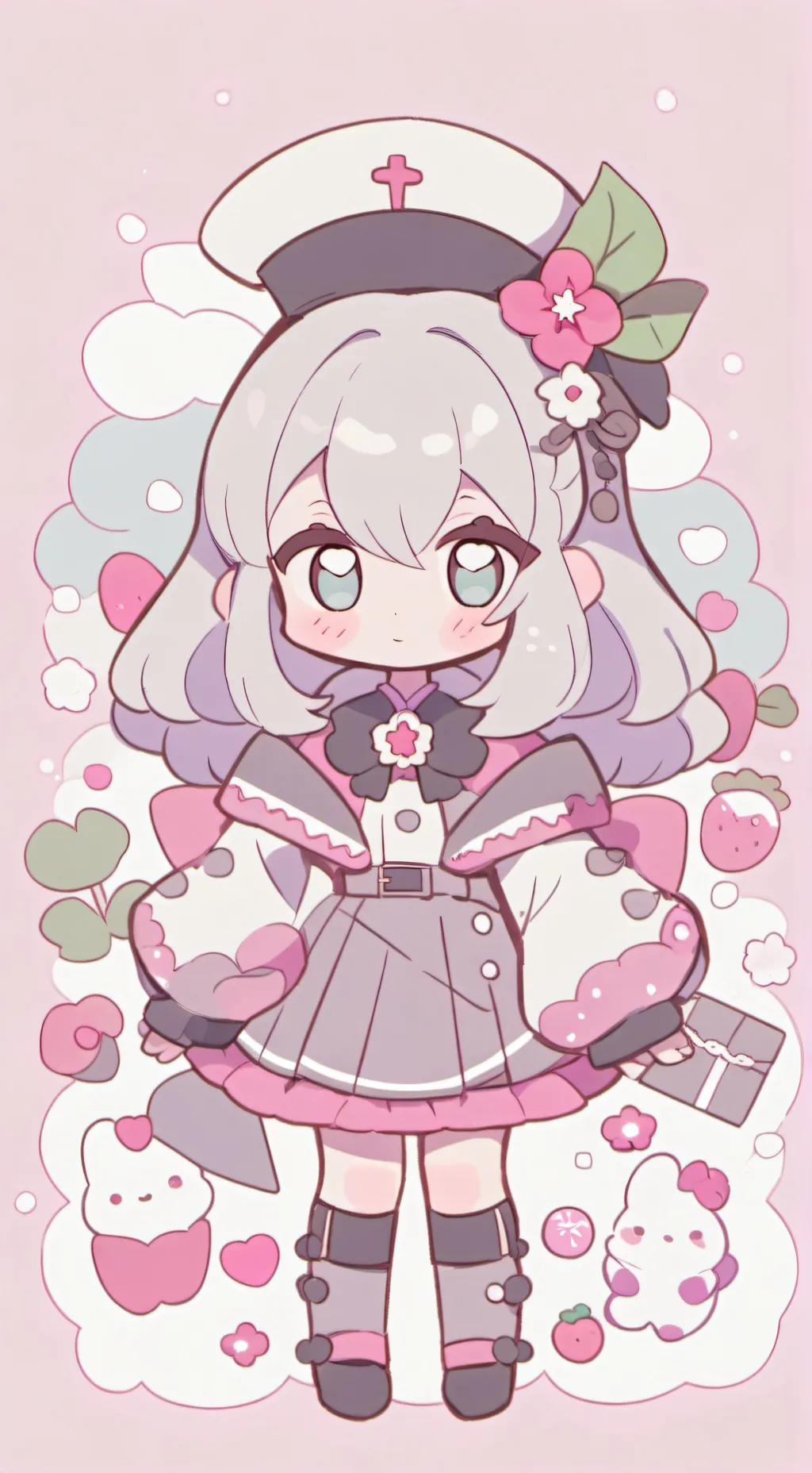 ai character: Vacances mha background