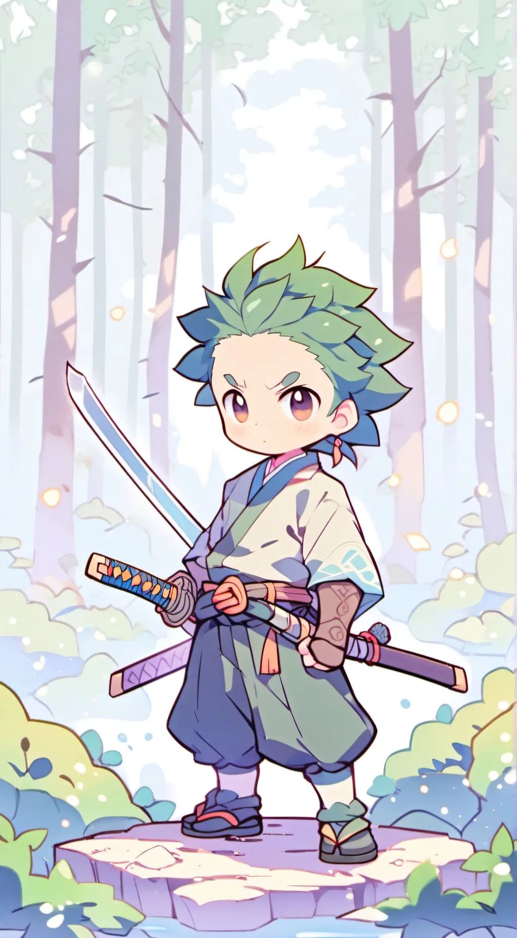 ai character: ZoRobin  background