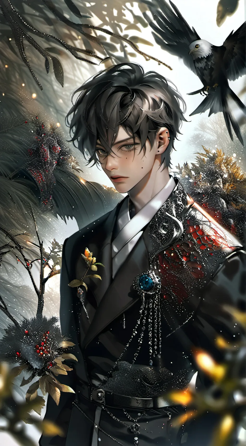 ai character: Victor🖤 background