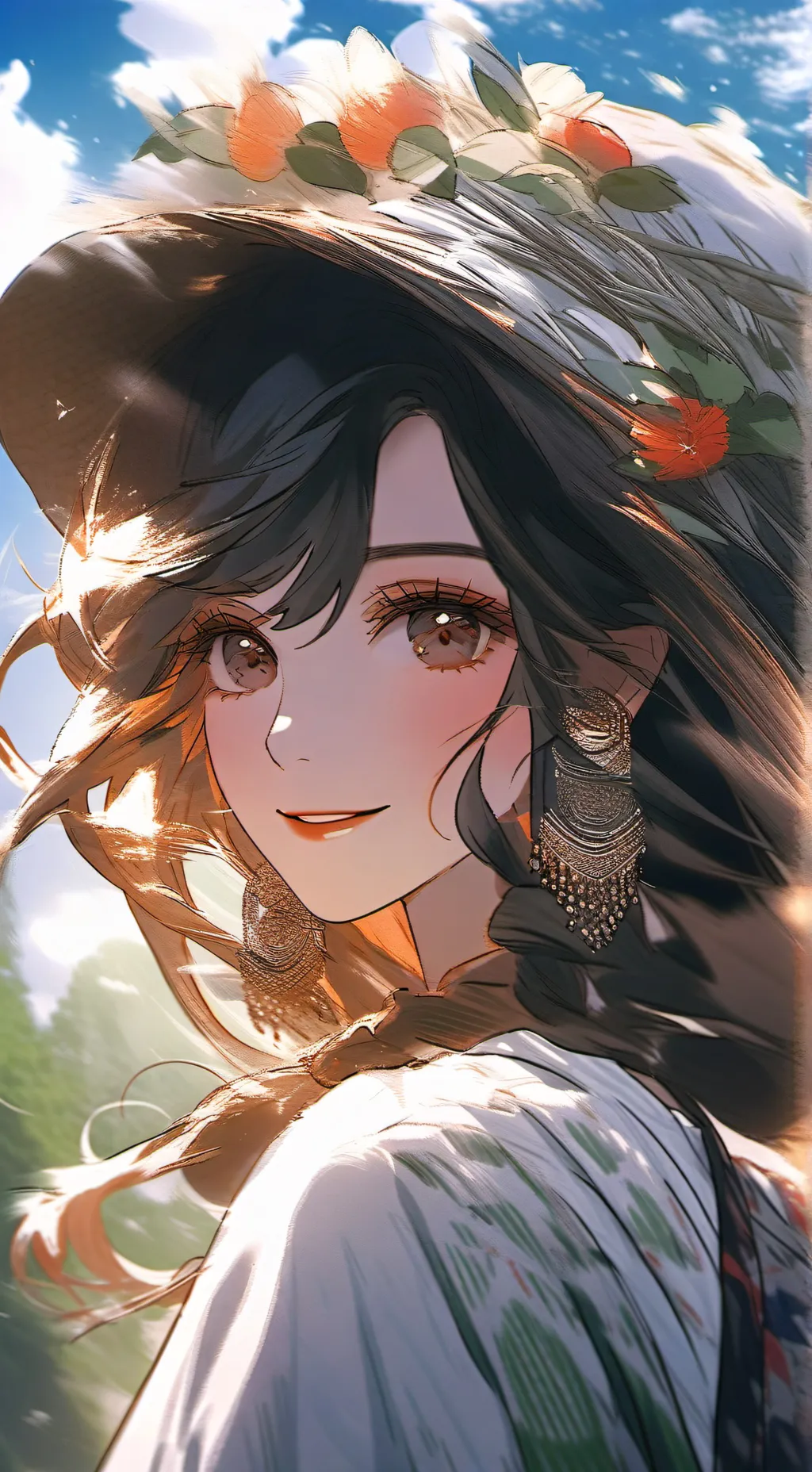 ai character: ~`•talj to me•`~ background