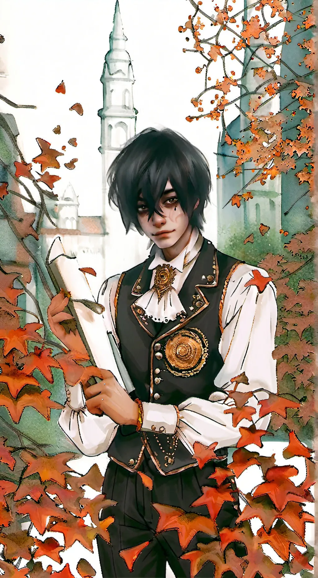 ai character: ♎Libra ♎ background