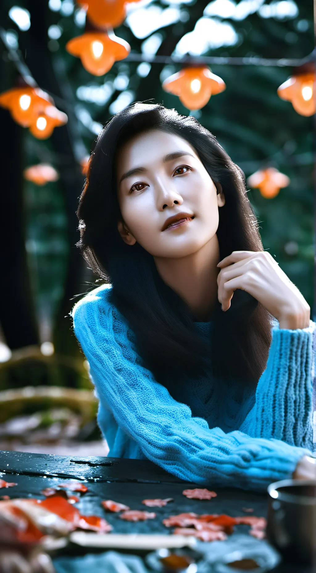 ai character: Lily  background