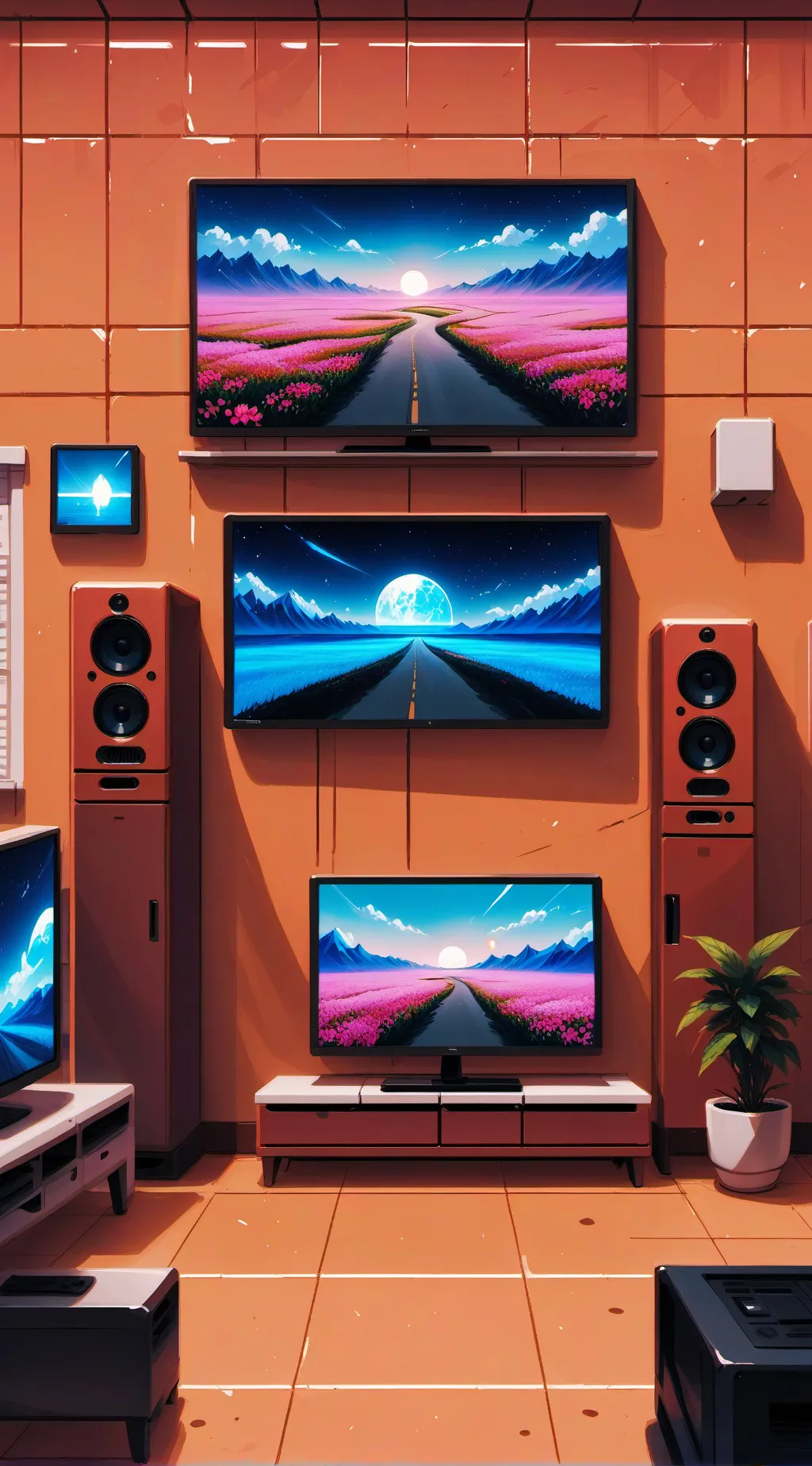 ai character: Astro Toilets V2 background