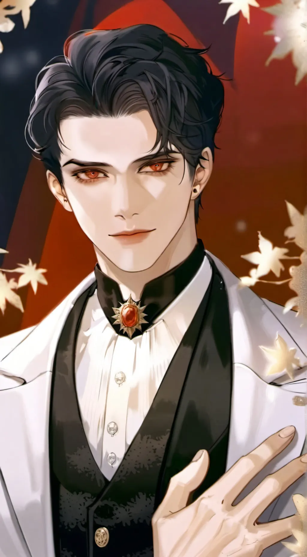 ai character: Xavier Valentino background