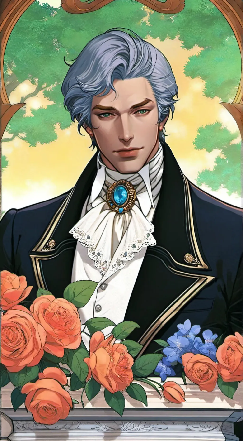 ai character: Arthur  background