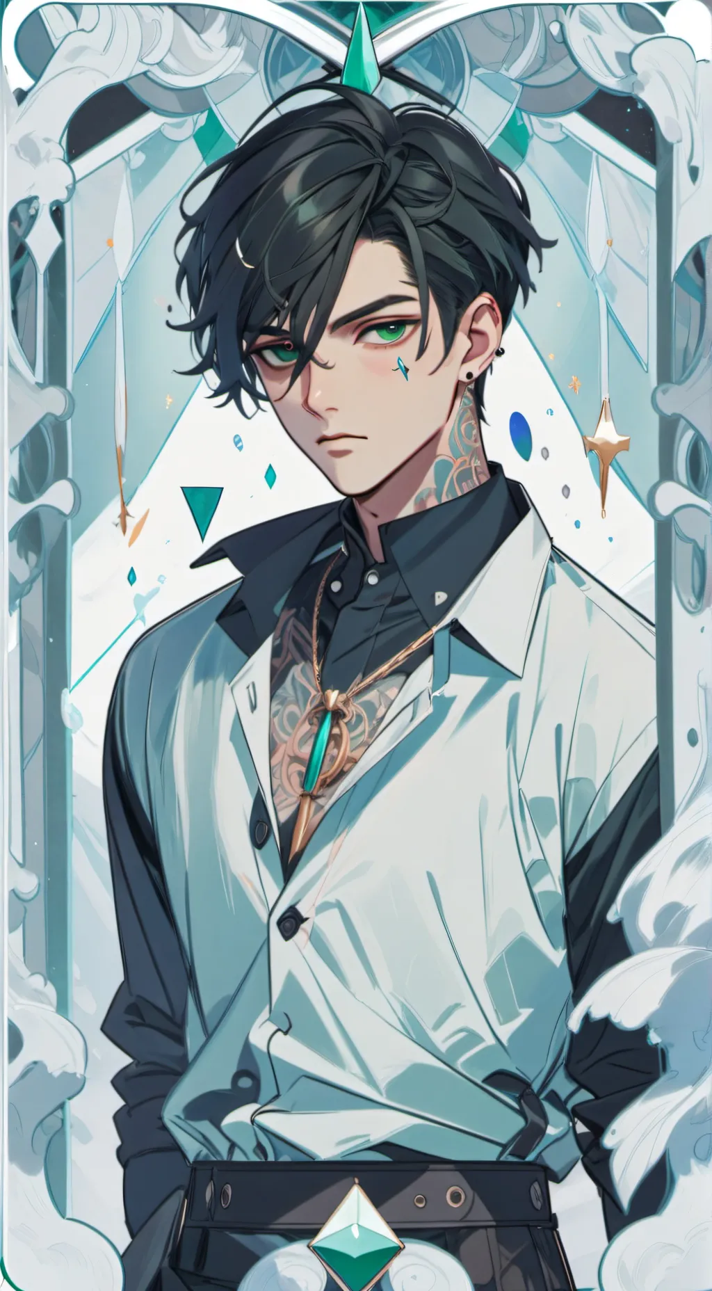 ai character: Mafia x quiet kid background