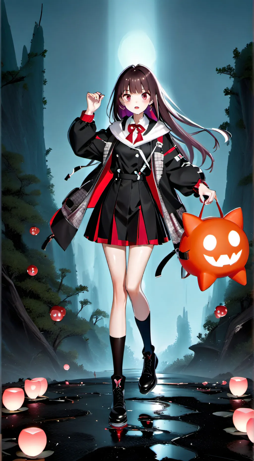 ai character: Diana  background