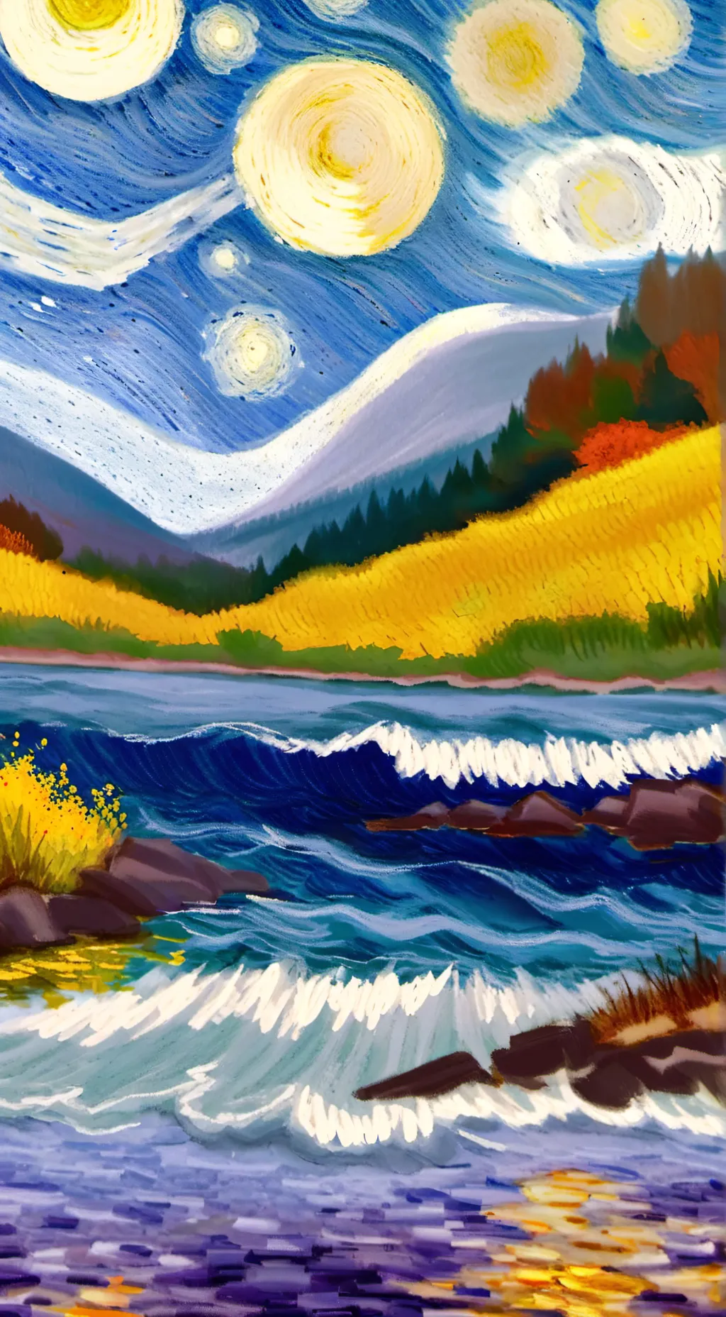 ai character: Fire Spirit Cookie background