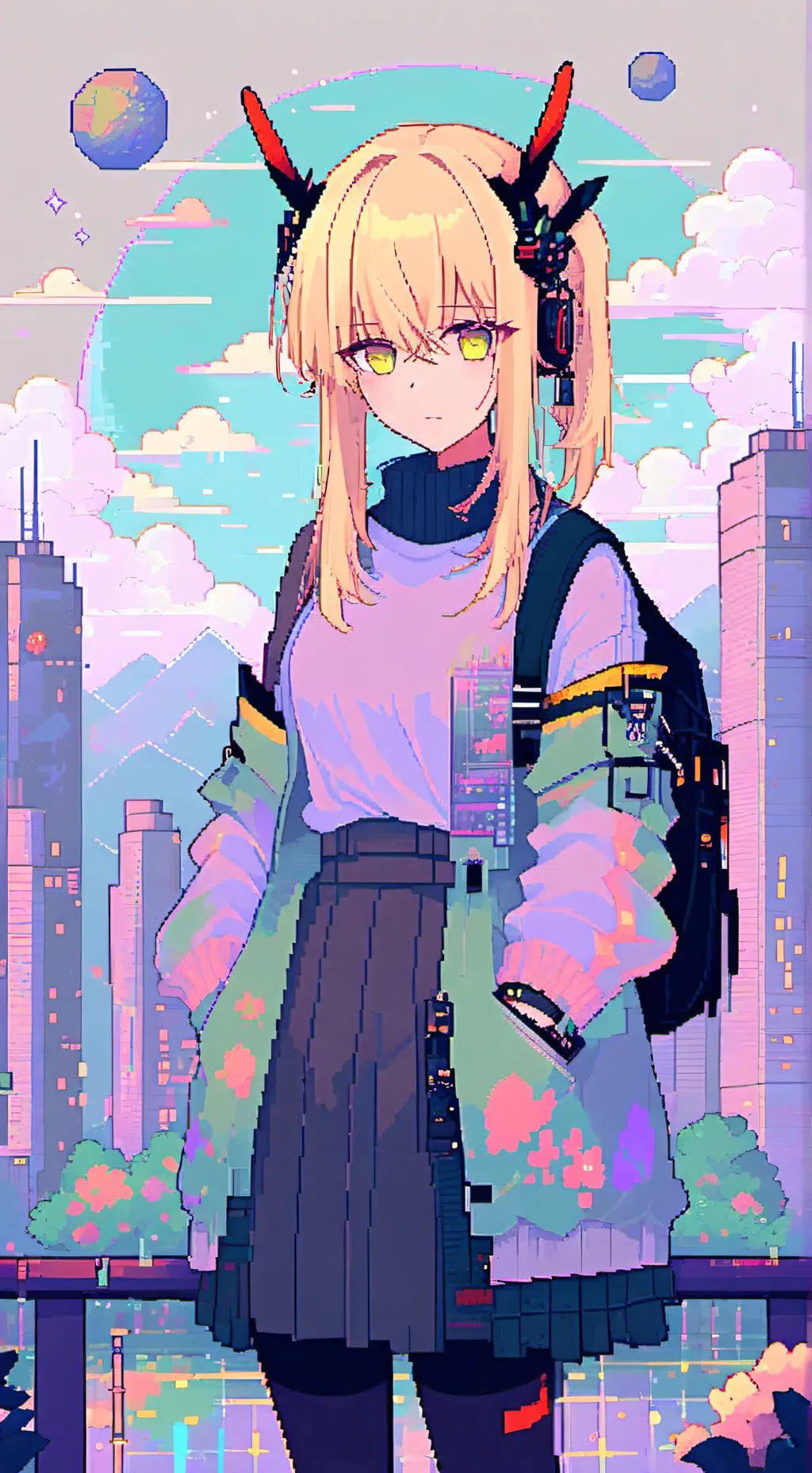 ai character: Emma  background