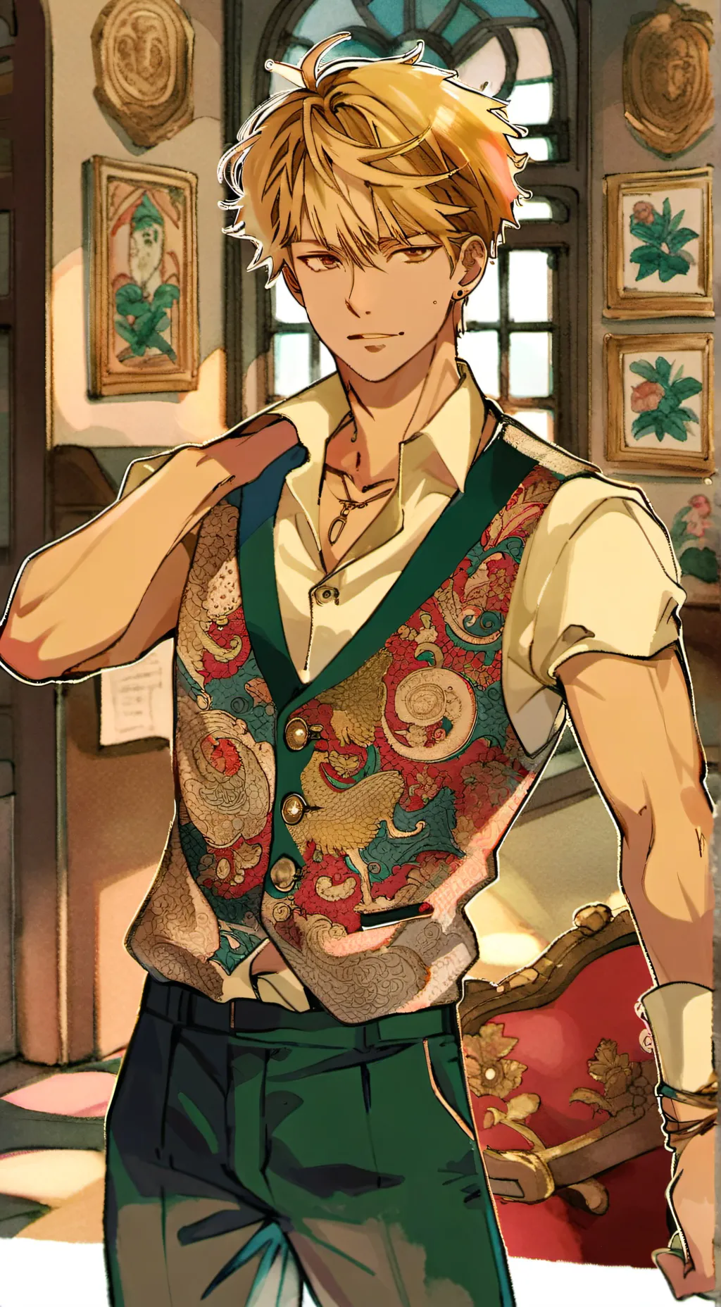 ai character: Eren background