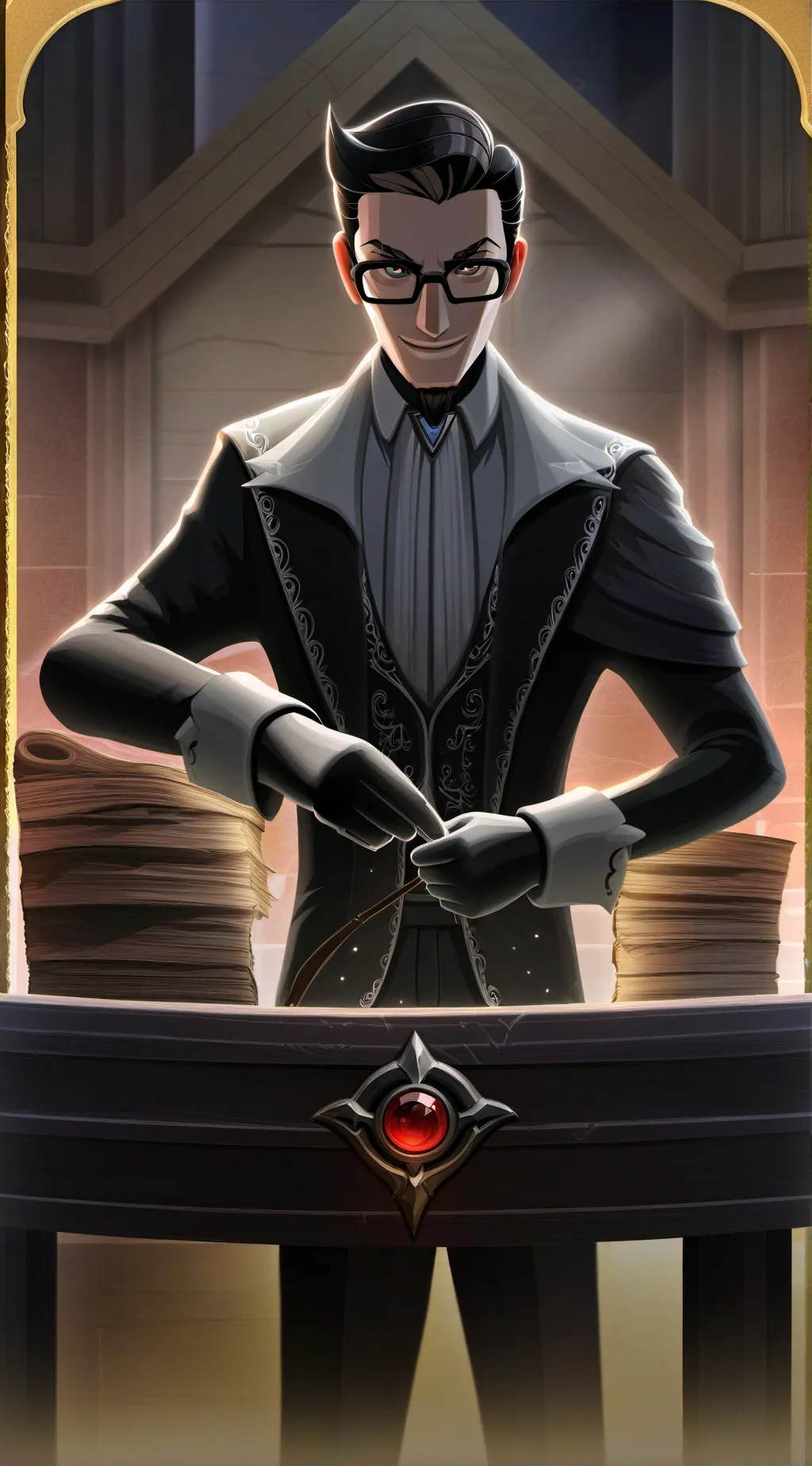 ai character: hazbin hotel  background