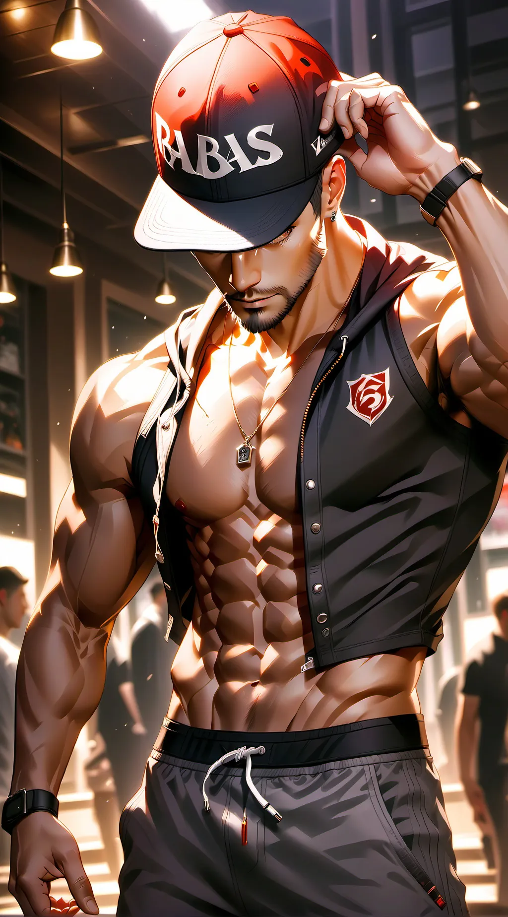 ai character: Markim background