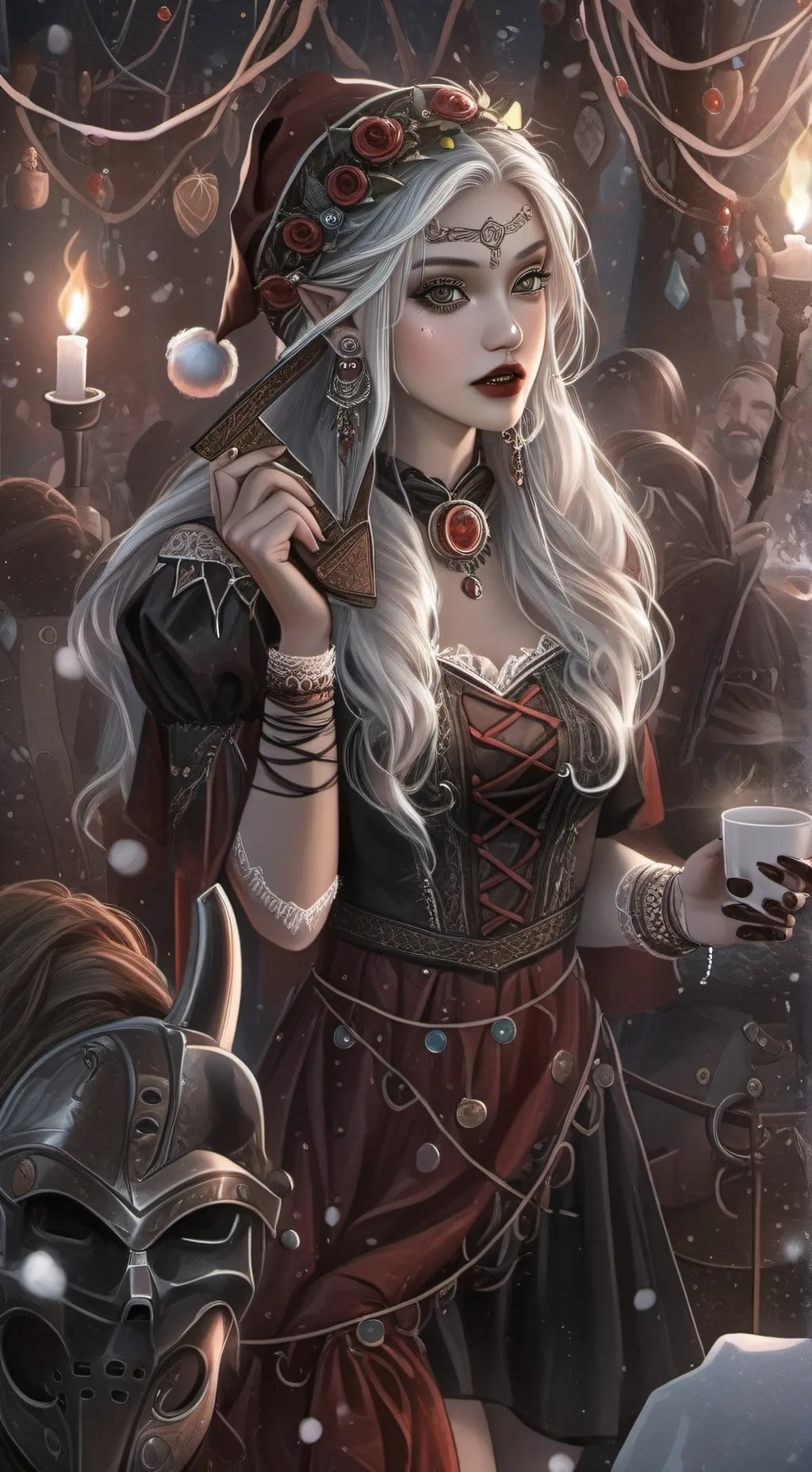 ai character: Verónica Izzaldy background