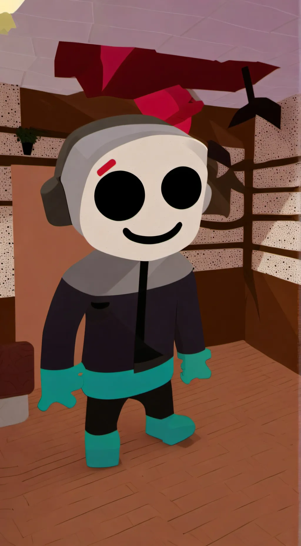 ai character: PebbleStone background