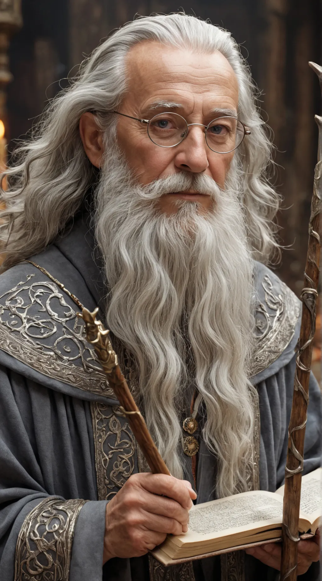 ai character: Dumbledroid background