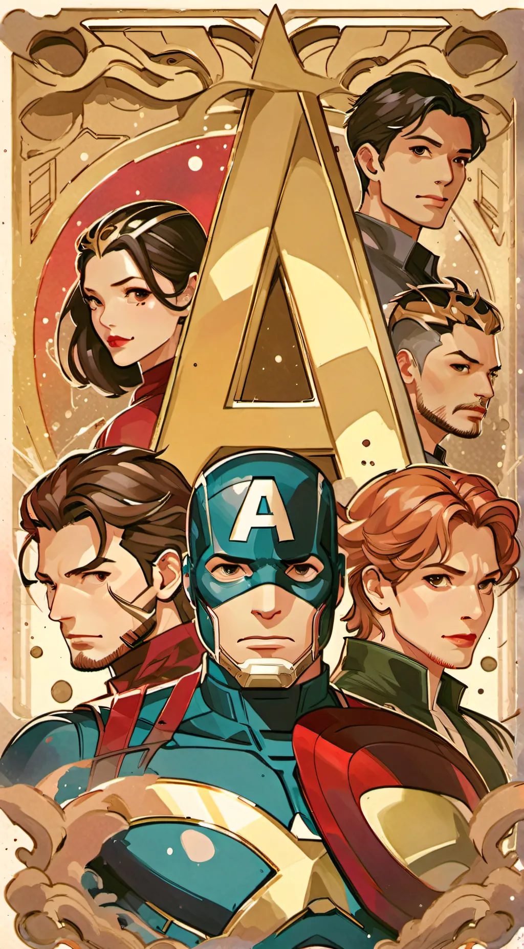 ai character: Avengers Pietro  background