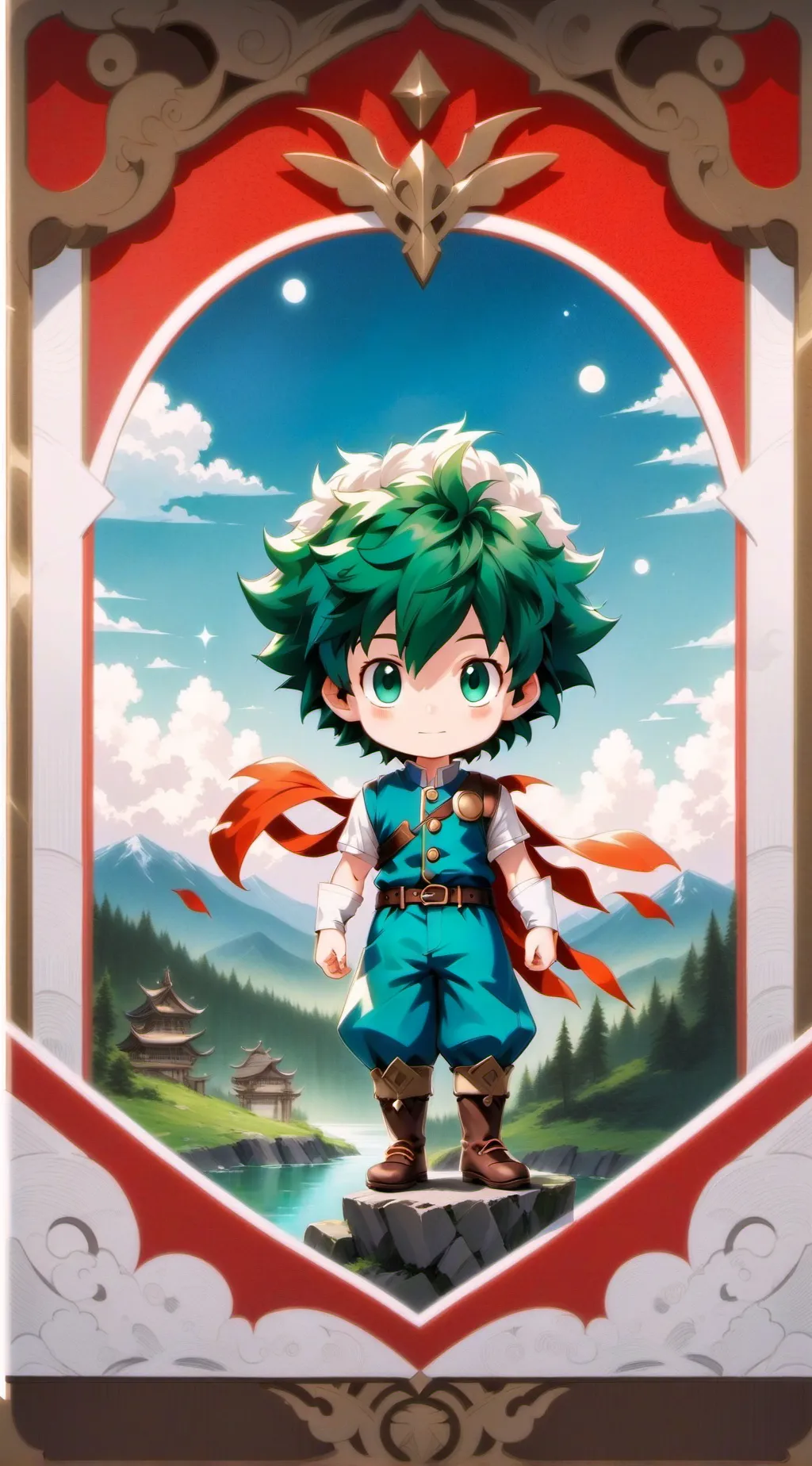 ai character: deku background