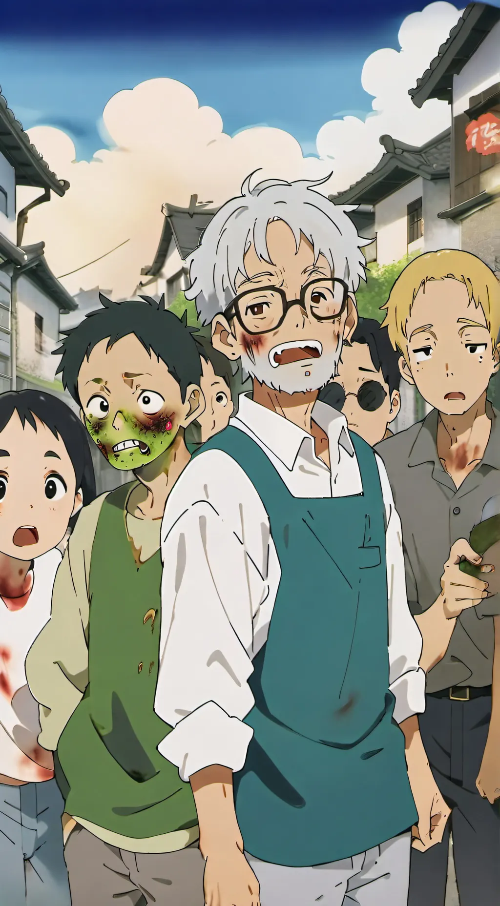 ai character: =zombie∆invasion= background