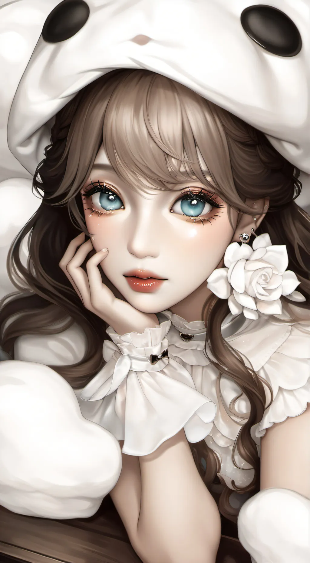 ai character: Your lil sis..Cami background