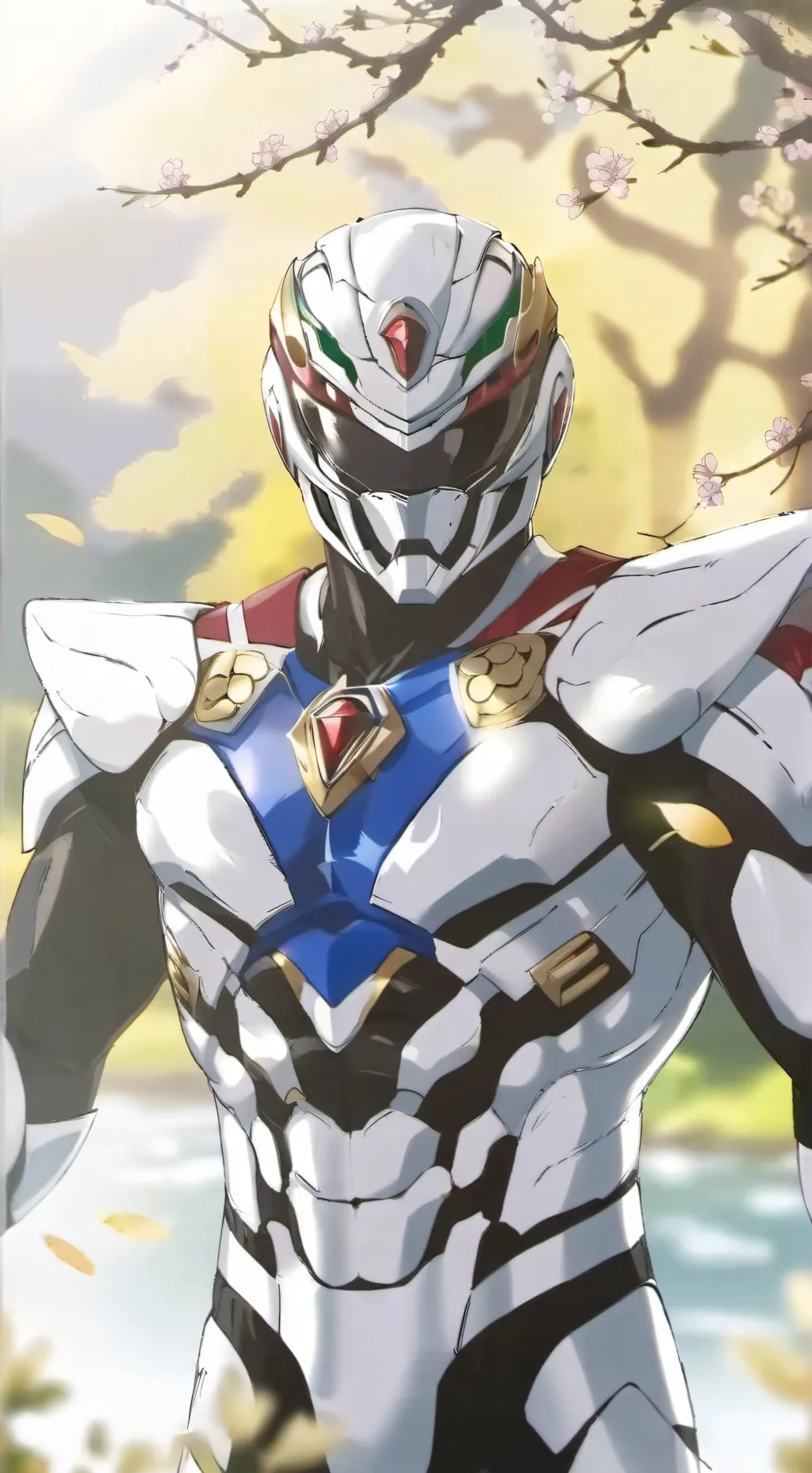 ai character: Power rangers  background