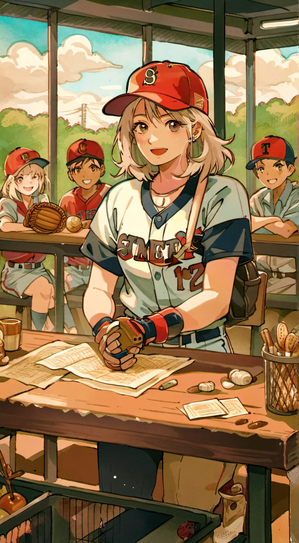 ai character: Win Or Lose 🥎 background