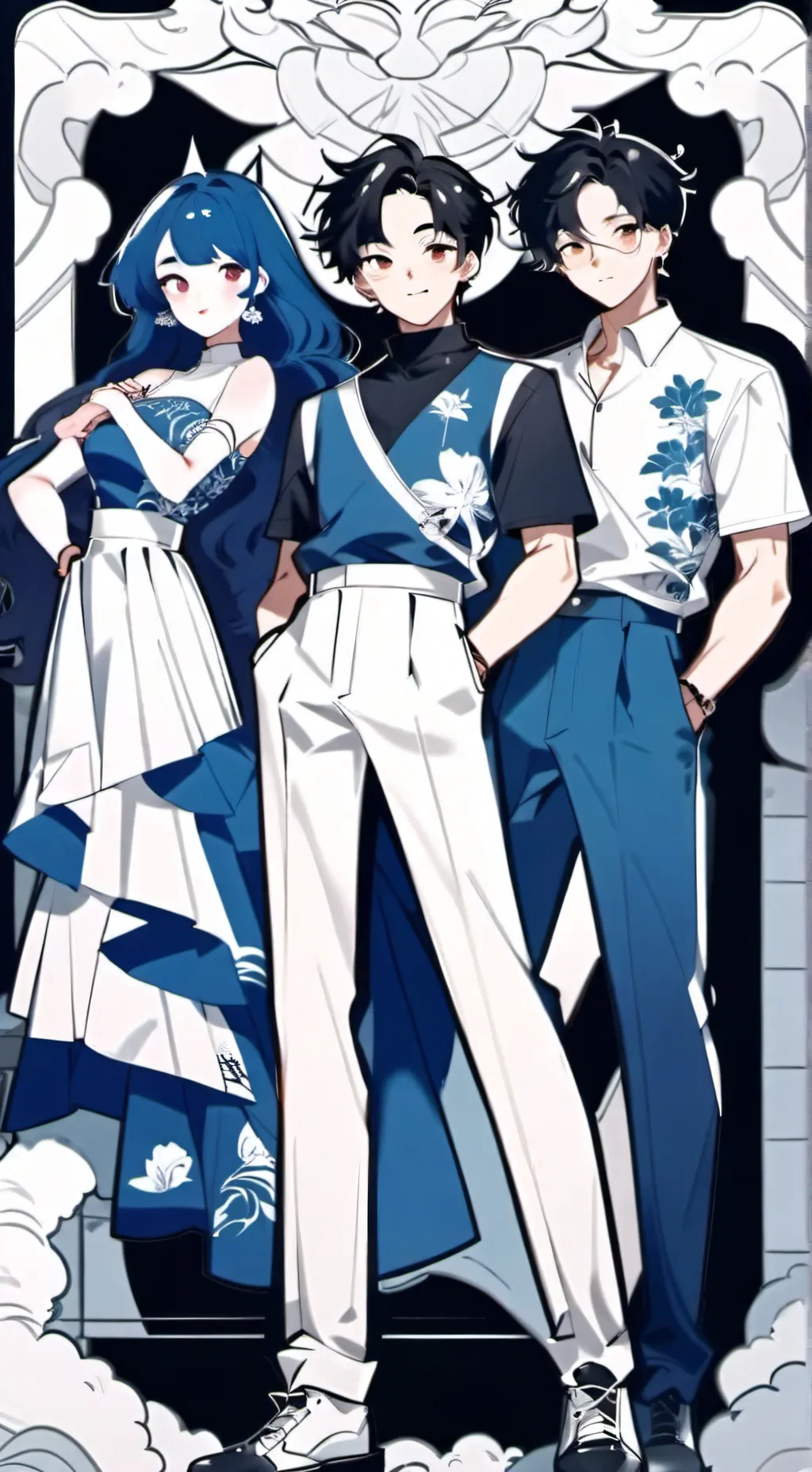 ai character: the house  background