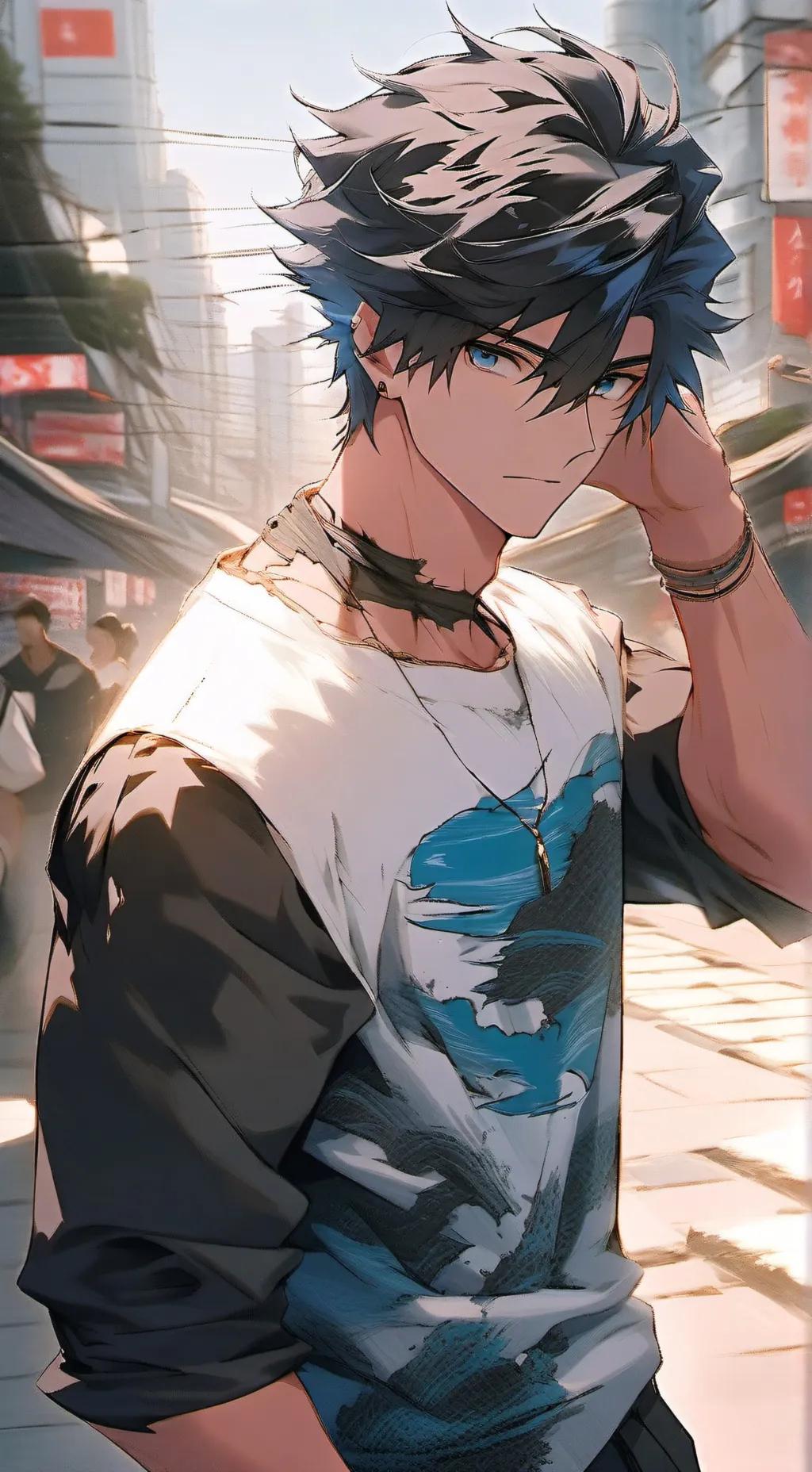 ai character: Alex Reaper. background