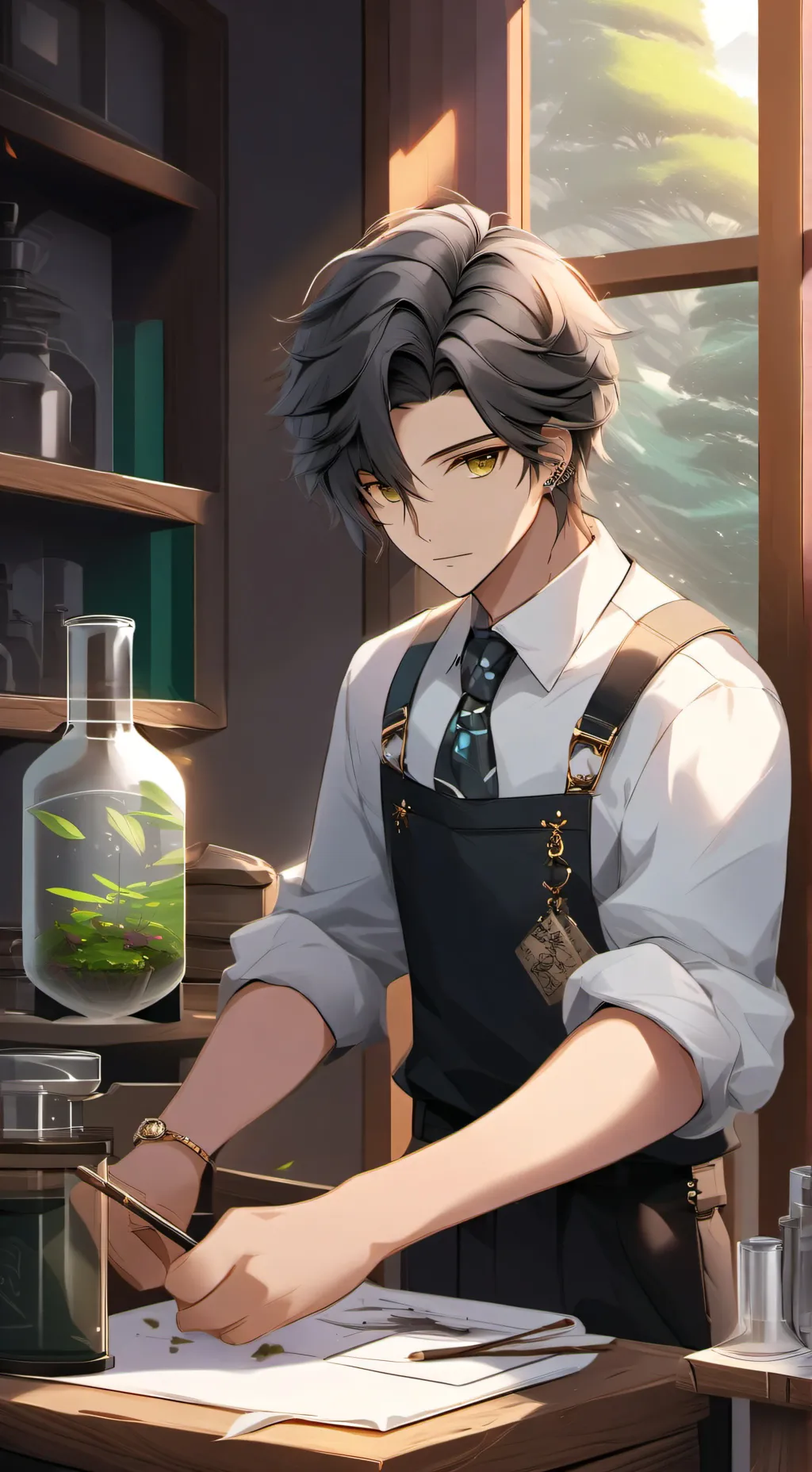 ai character: dino egg background