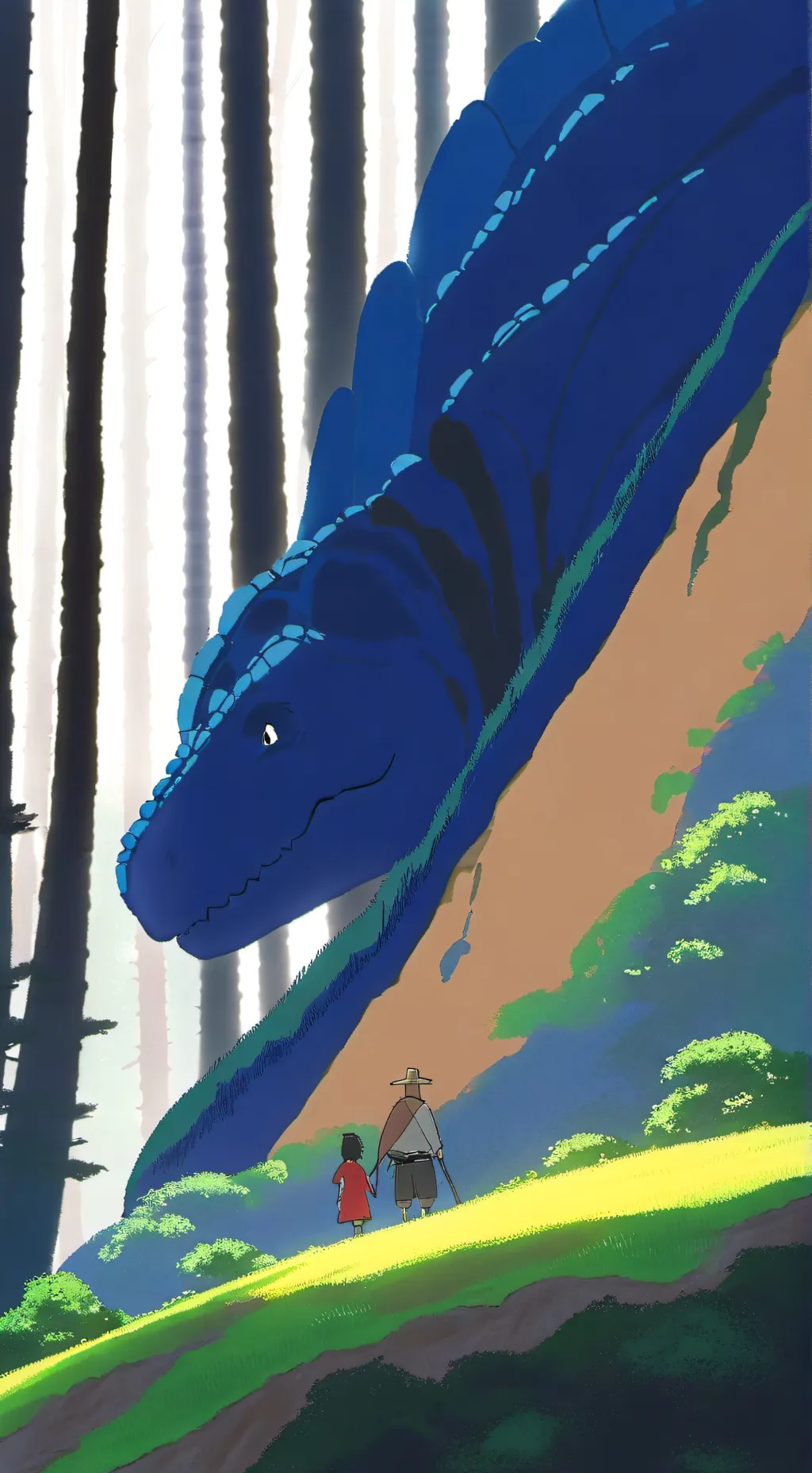 ai character: Jurassic World background