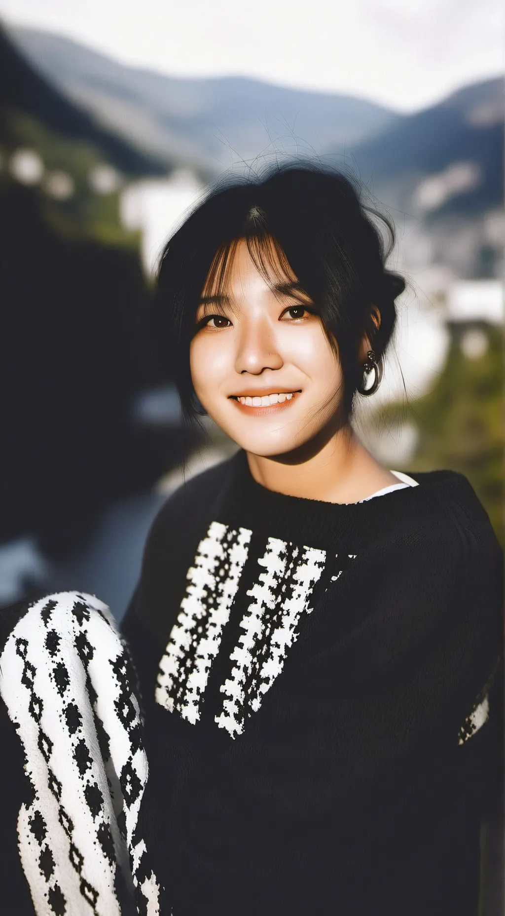 ai character: Natalie Tran  background