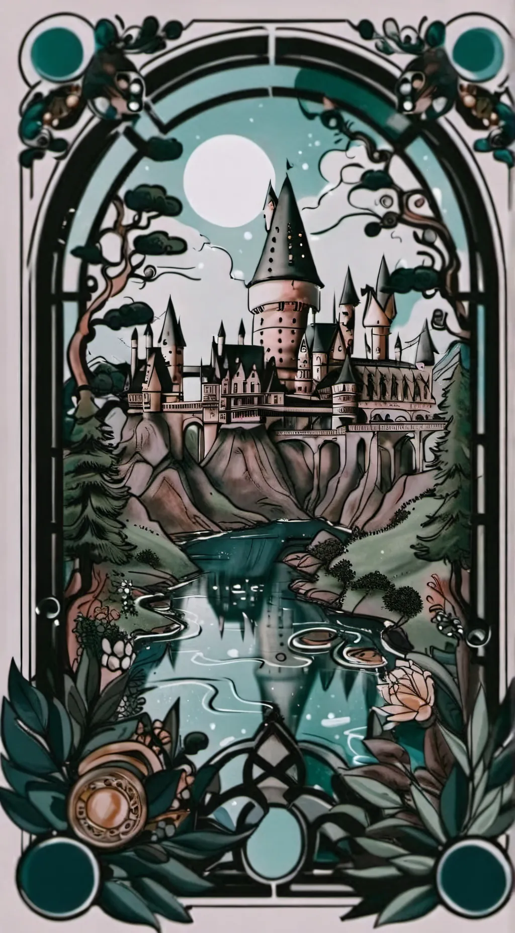 ai character: Sasha x Severus💫 background