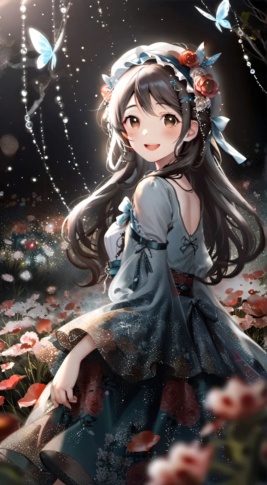 ai character: ariana ❤️😸 background