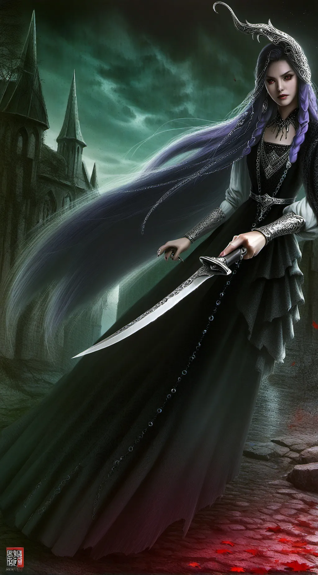 ai character: maple background