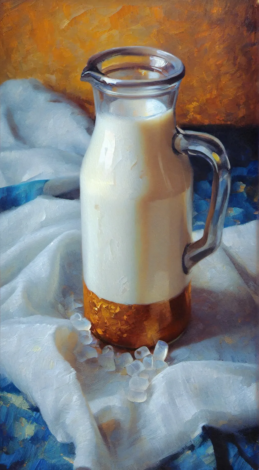 ai character: milk background