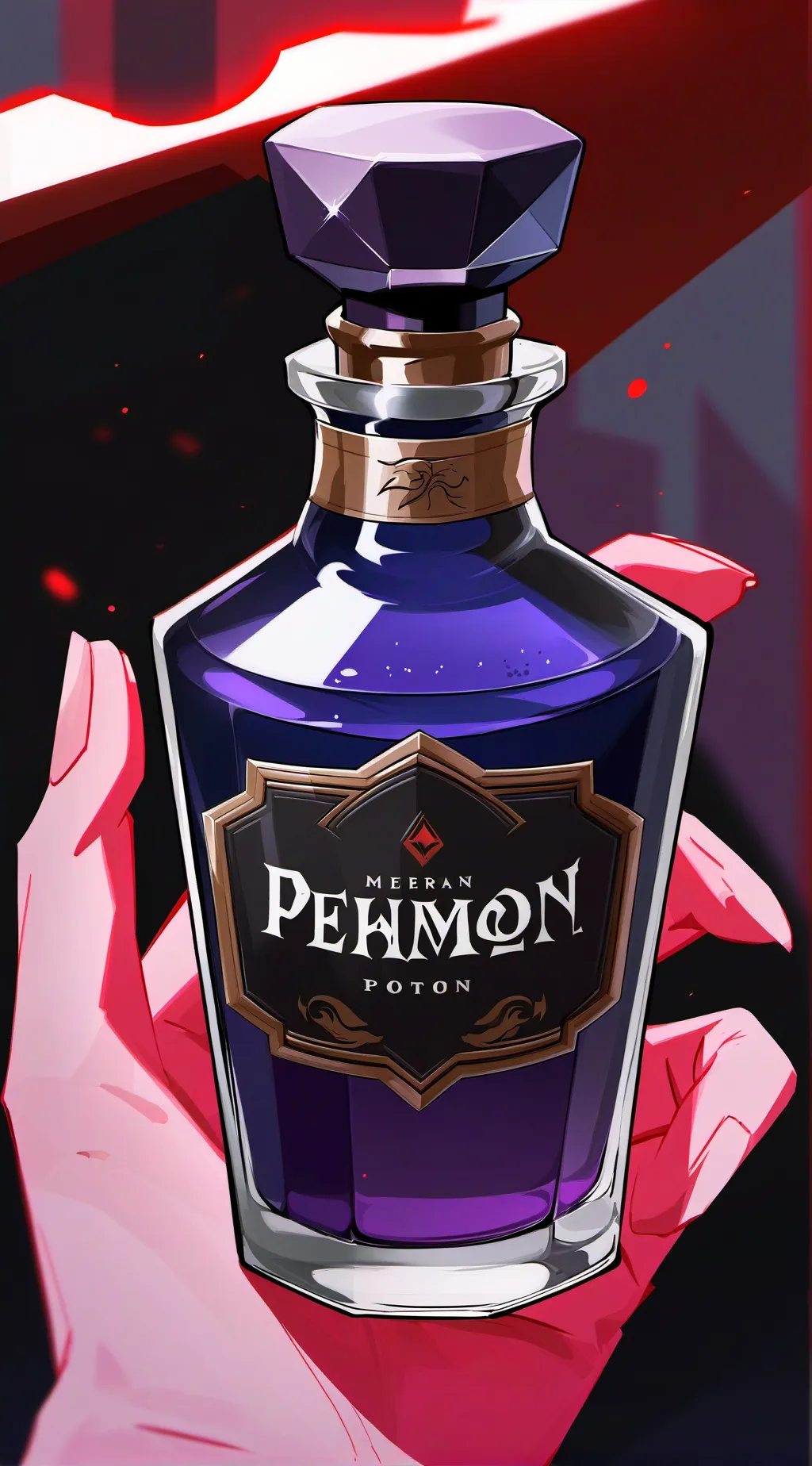 ai character: Shinobu potion background