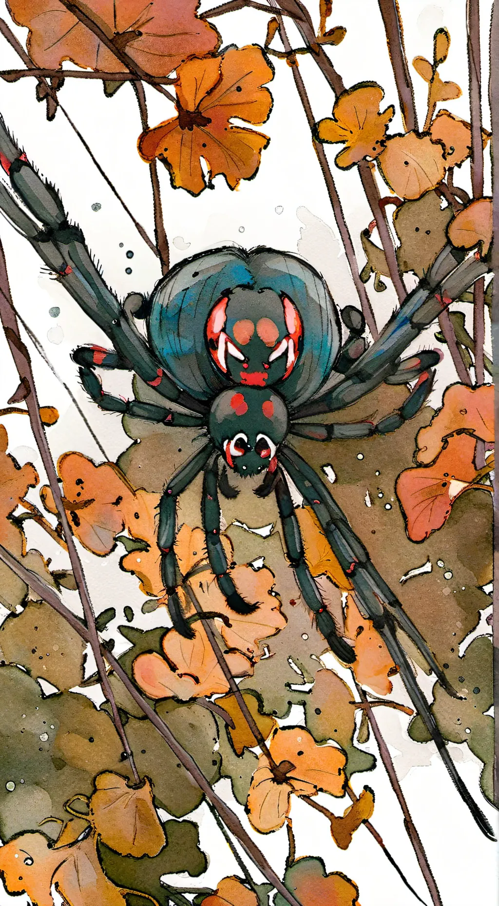 ai character: Spider boy/girl background