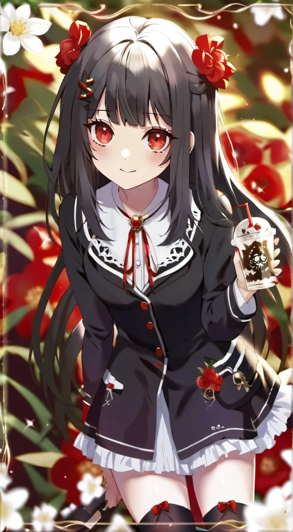 ai character: Emo Bully Girl background