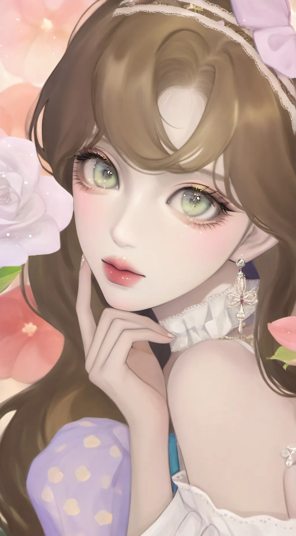 ai character: tamaki amajiki background